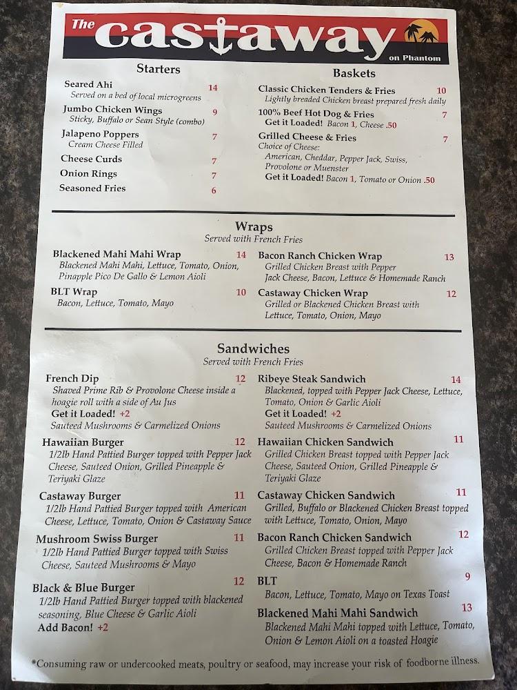 The Castaway on Phantom Menu image 1